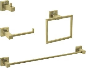 Isla 4-Pc Stainless Steel Hardware Set in Gold
