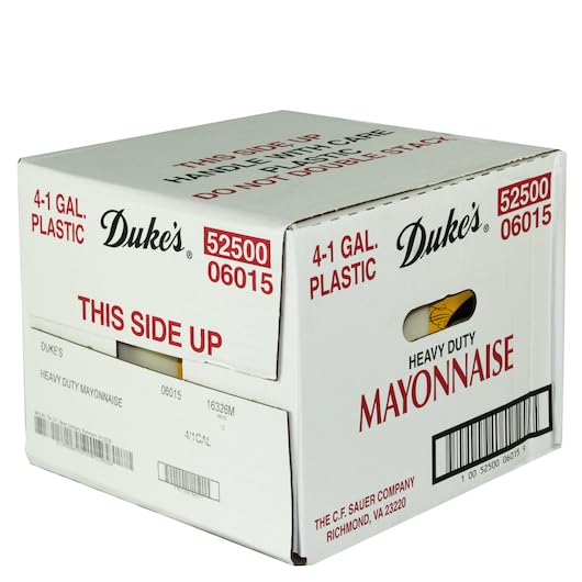 Dukes Heavy Duty Mayonnaise by C.F. Sauer Foods – 1 gal, Pack of 4