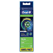 Oral-B Black Colour / 4 Count (Pack of 1) / Cross Action Pack of 4 Toothbrush Replacement Heads