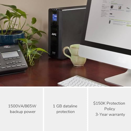 APC BR1500G / Black / BR1500G UPS Uninterruptible Power Supply (UPS)