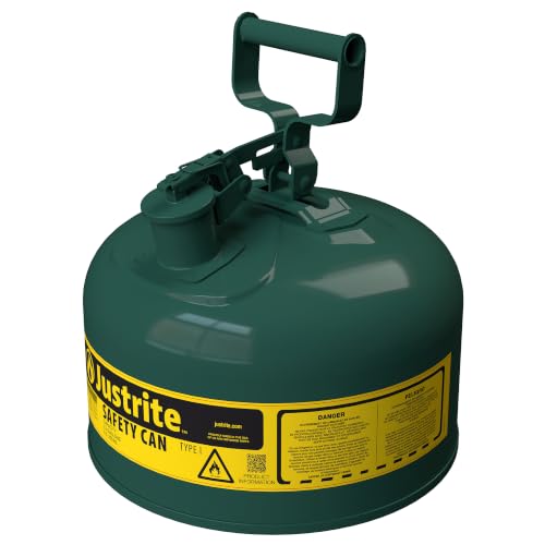 Justrite Green / 2.5 Gallon / Type I Cans