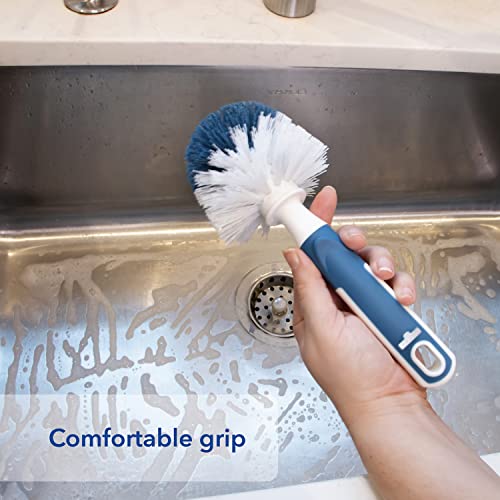 UNGER 9.5 inch (Pack of 10) / Blue / Sink & Dish Brush Brushes