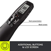 Logitech Green Laser / 5 buttons / Clicker Presentation Pointers
