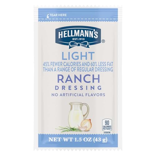 HELLMANN'S Light Ranch / 1.5 Ounce (Pack of 102) / 1 Ranch