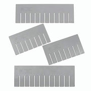 Width Divider for Plastic Dividable Grid Container DG by Quantum – Polypropylene, Gray, Model DS93080
