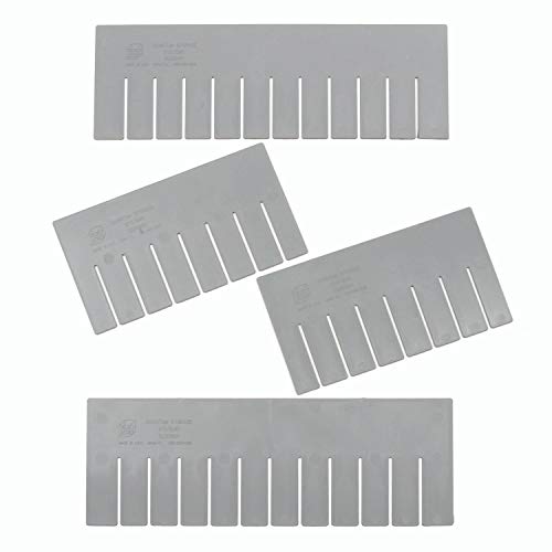 Width Divider for Plastic Dividable Grid Container DG by Quantum – Polypropylene, Gray, Model DS93080
