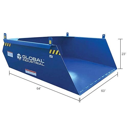 Forklift Mount Front End Loader by Global Industrial – Alloy Steel, Blue, Model 989064