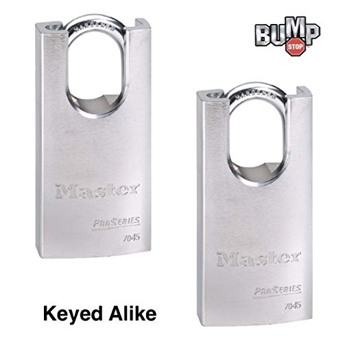 Master Lock 2 Pack / Chrome / 2 Keyed Padlocks