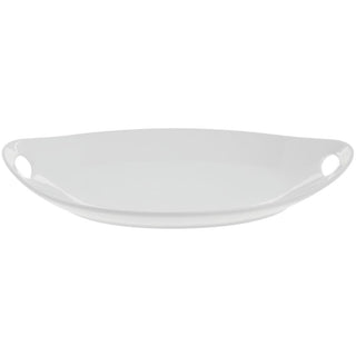 Oval Platter w/ Handle by BIA Cordon Bleu – 15 inches, Porcelain, White, Model VZS-003