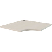 Interion Modular Partition Corner Worksurface by Global Industrial – Laminate, White, Model GF-TWCR3624WG