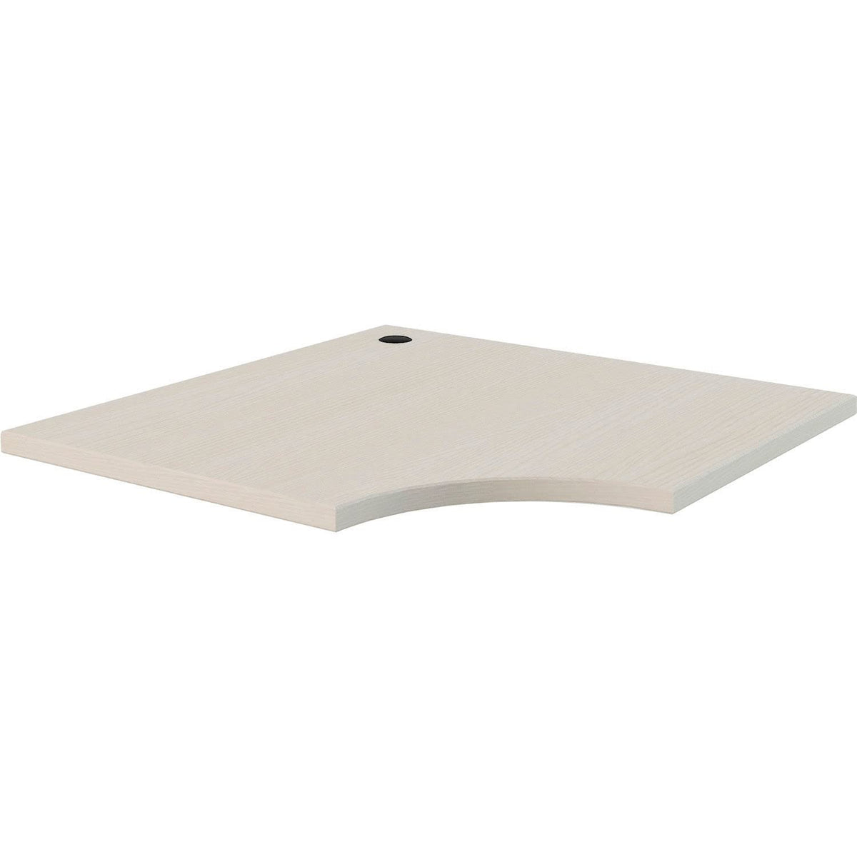Interion Modular Partition Corner Worksurface by Global Industrial – Laminate, White, Model GF-TWCR3624WG