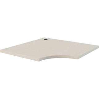 Interion Modular Partition Corner Worksurface by Global Industrial – Laminate, White, Model GF-TWCR3624WG