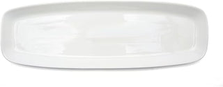 Rectangular White Porcelain Platter - 24" L x 8" W x 1 1/2" H
