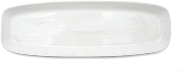 Rectangular White Porcelain Platter - 24" L x 8" W x 1 1/2" H