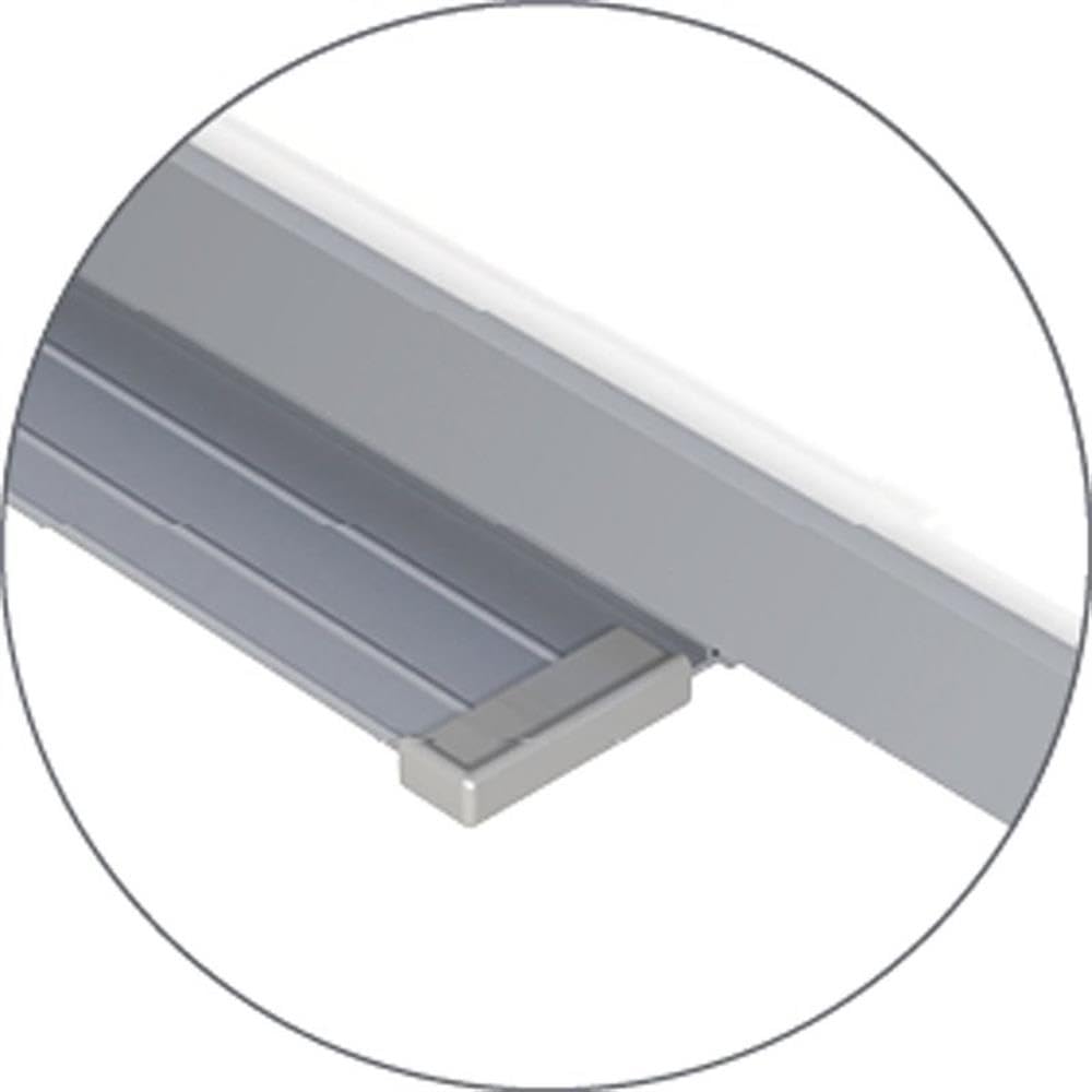 Ghent Standard / 30"W x 4.3"H / 2 Inch Grid Dry Erase Boards