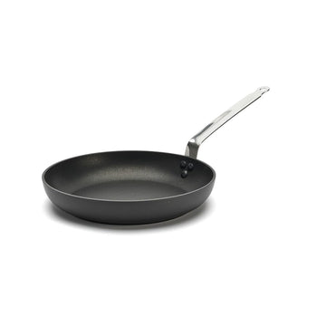 Choc Intense Frying Pan by de Buyer – 28cm, 1.5 liters, Aluminum, Opaque Black, Model 8760