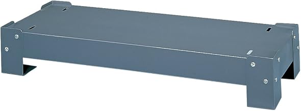 Durham 362-95 Gray Cold Rolled Steel Base for 17-1/4" Deep Drawer Cabinets, 34-1/8" Width x 5-3/4" Height x 17-1/4" Depth