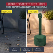 Justrite Forest Green / 1 Gallon / Smokers Cease Cans