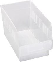 QUANTUM STORAGE SYSTEMS SHELF BIN CLEAR 11-5/8in x 6-5/8in x 6in