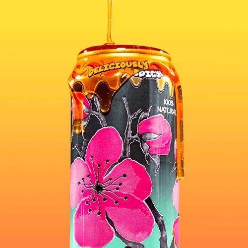 AriZona Green Tea with Hot Honey / 22 Fl Oz (12 Pack) / 12 Iced Tea