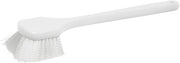 Winco Pot Brush, medium, White | Nylon bristles, Plastic handle, Scrubs pots, pans, cookware and foodservice equipment