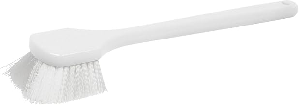 Winco Pot Brush, medium, White | Nylon bristles, Plastic handle, Scrubs pots, pans, cookware and foodservice equipment