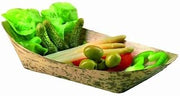 PacknWood 210BJQ22 8 x 4.2" Bamboo Leaf Boat - 1200 / CS