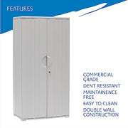 Iceberg Platinum / 36" W x 22" D x 72" H / 1 Storage Cabinets