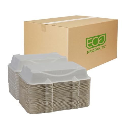 ECO PRODUCTS 9" x 6" / White / Classic Clamshell Take Out Containers