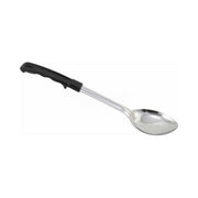 15" Plastic Basting Spoon with Stop Hook Handle by Winco – 15", Stainless Steel, Stainless Steel, Black, Model BHPP-15
