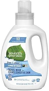 Seventh Generation Natural 53 Loads concentrated Laundry Detergent Free & Clear - 40 fl oz