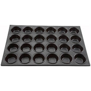 Winco 1 / 20.75 x 14.25 inches / Black Muffin & Cupcake Pans