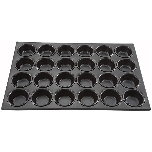 Winco 1 / 20.75 x 14.25 inches / Black Muffin & Cupcake Pans