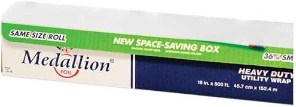 HANDI FOIL Hfa Foodservice Wrap 18` X 500' Foil, 100 CS