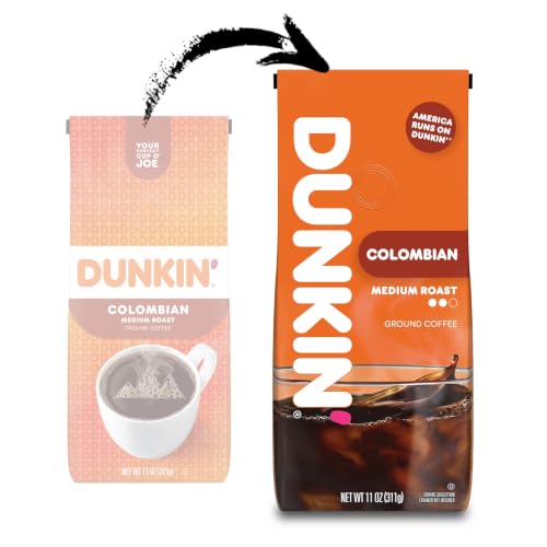 Dunkin' Colombian / 11 Ounce (Pack of 1) / 1 Ground Coffee