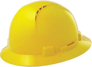 LIFT SAFETY Briggs Full Brim Hard Hat | Non-Vented Construction Safety Helmet | Full Coverage Design