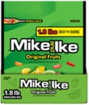 Mike and Ike Original Fruits Chewy Candy, 28.8 Ounce Stand Up Bag - 6 per case.