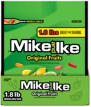 Mike and Ike Original Fruits Chewy Candy, 28.8 Ounce Stand Up Bag - 6 per case.