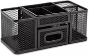 Franklin - 38315-3-In-1 Black Desktop Organizer