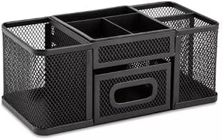 Franklin - 38315-3-In-1 Black Desktop Organizer