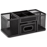 Franklin - 38315-3-In-1 Black Desktop Organizer by Franklin Machine Products – Mesh