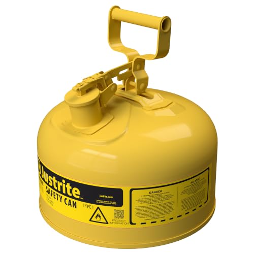 Justrite Yellow / 2 Gallon / Type I Cans