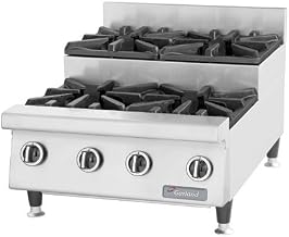 Garland GTOG48-SU8 Heavy Duty 48"W Countertop Gas Step-Up Hotplate with (8) 30,000 Btu Starfire Pro Open Burners