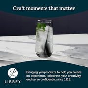Libbey Ascent Black Ribbon / 8 Count (Pack of 1) / Ascent Tumblers & Water Glasses
