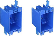 Carlon B114R-UPC Lamson Home Products Number-1G Old Work Box Pack of 3, blue Pack of 2