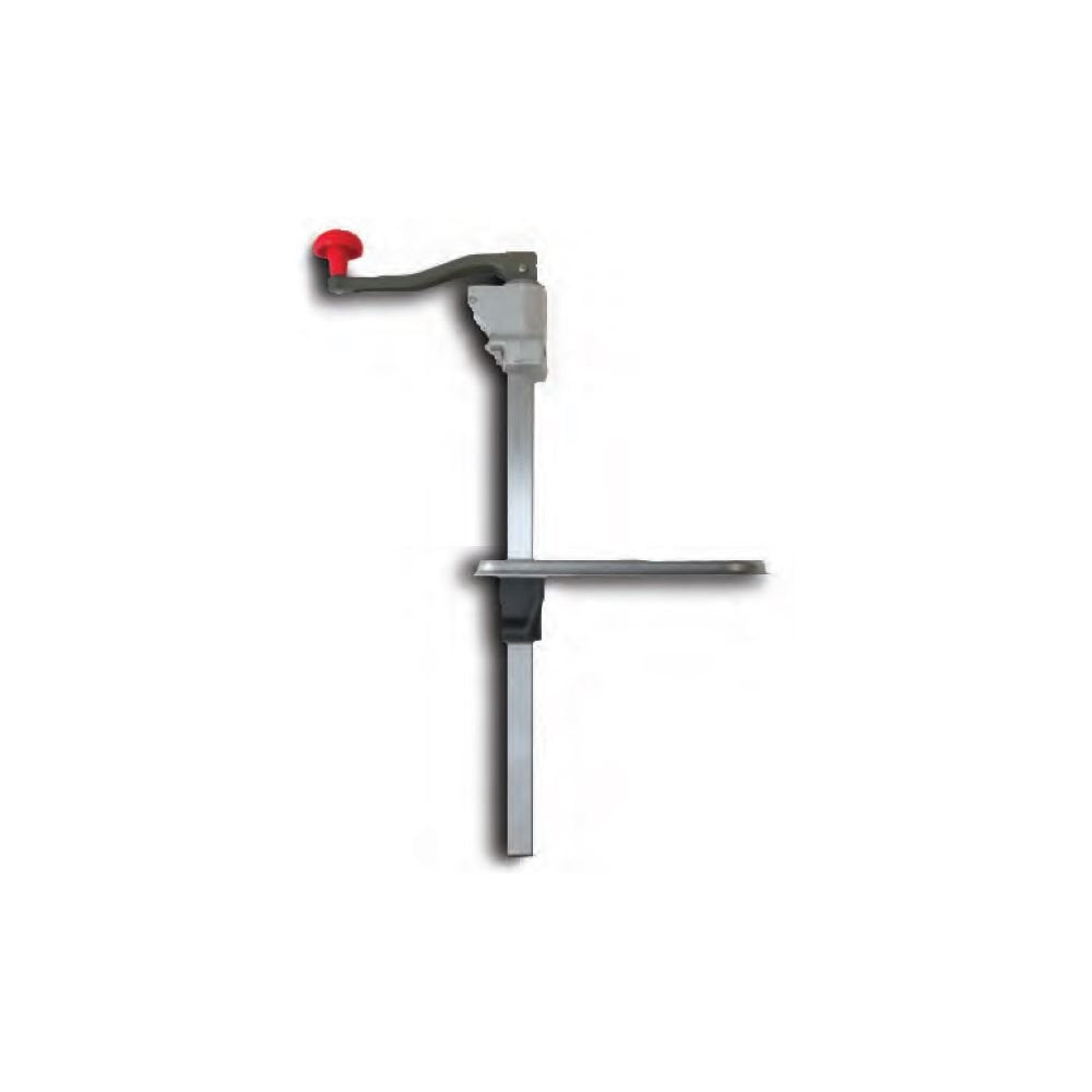 Redco CanMaster Can Opener with Base by Vollrath – Metal, Red, Model BCO-4
