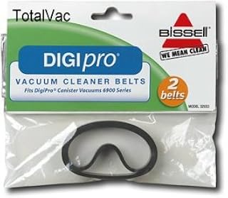 Bissell Digipro 6900 Power Nozzle Flat Belt (Pack of 2)