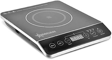 Omcan 45486 11.5-inch Induction Cooker. Child lock function, Black crystal glass plate
