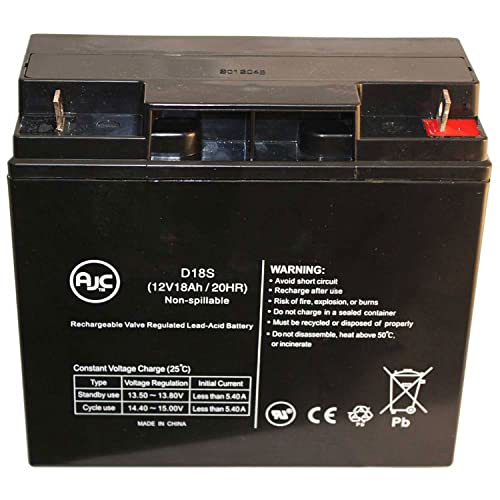 Briggs & Stratton Generator Battery by AJC – 7.1"L x 3.1"W x 6.6"H, Model AJC-D18S-X-0-136041