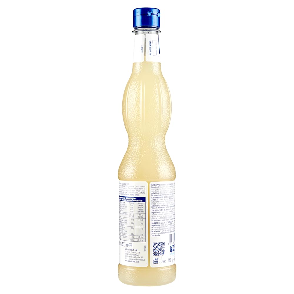 Latte di Mandorla / Mandelmilch Sirup by Fabbri – 560ml, Model 8001780150031